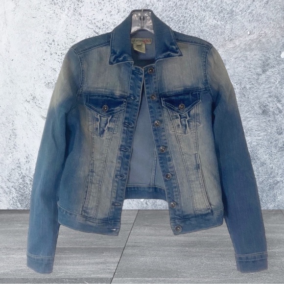 Paris Blues Denim Jean Jacket Women Size Small - Picture 1 of 11